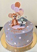 Tom and Jerry Theme Cake Eggless Black Forest