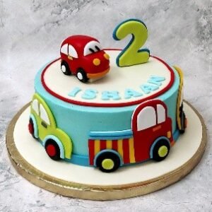 Car Theme Eggless Chocolate