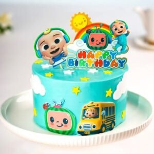 Cocomelon Theme Eggless Chocolate